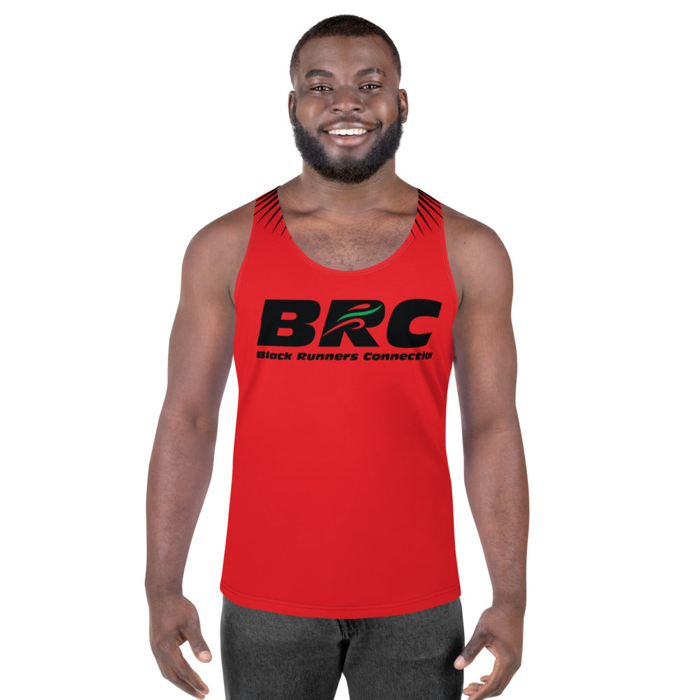 2021 BRC Black Burst - Red - Men's Tank