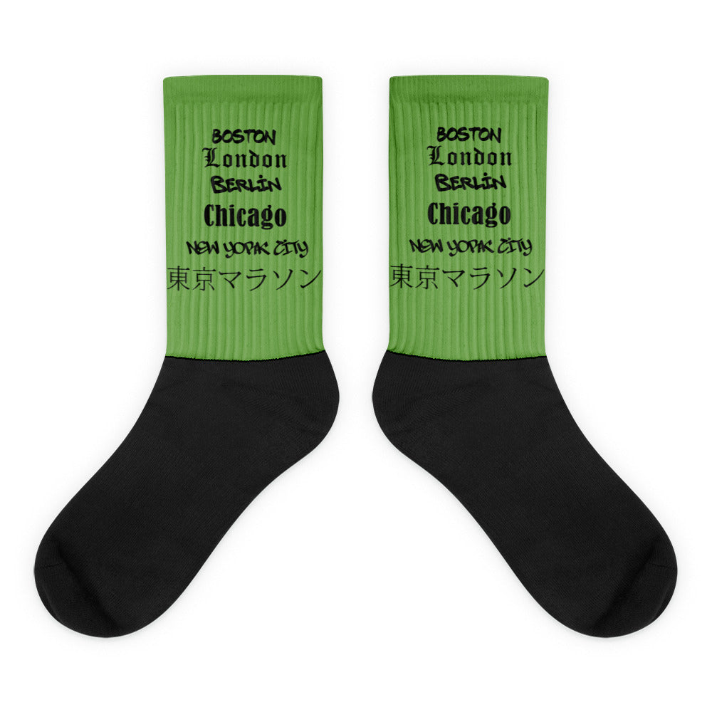Chasing the 6 Stars - Socks - Green
