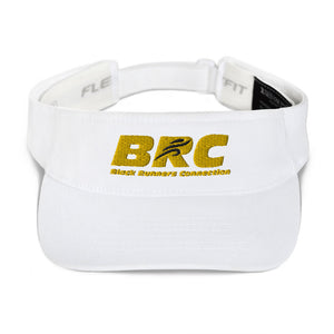 2021 BRC Block Letter Visor - Black & Gold Logo / Black and White Visors